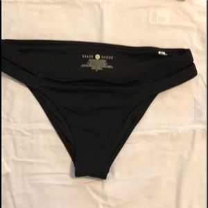 Shade & Shore black Bikini bottoms, Size Medium